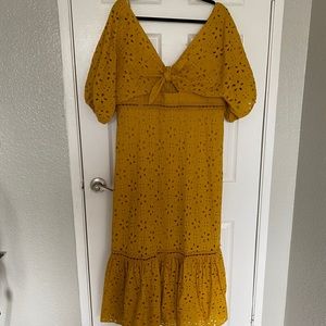 ASOS boho lace maxi dress